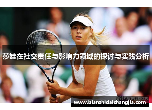 莎娃在社交责任与影响力领域的探讨与实践分析