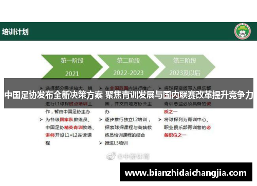 中国足协发布全新决策方案 聚焦青训发展与国内联赛改革提升竞争力