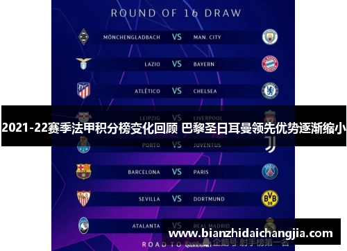 2021-22赛季法甲积分榜变化回顾 巴黎圣日耳曼领先优势逐渐缩小